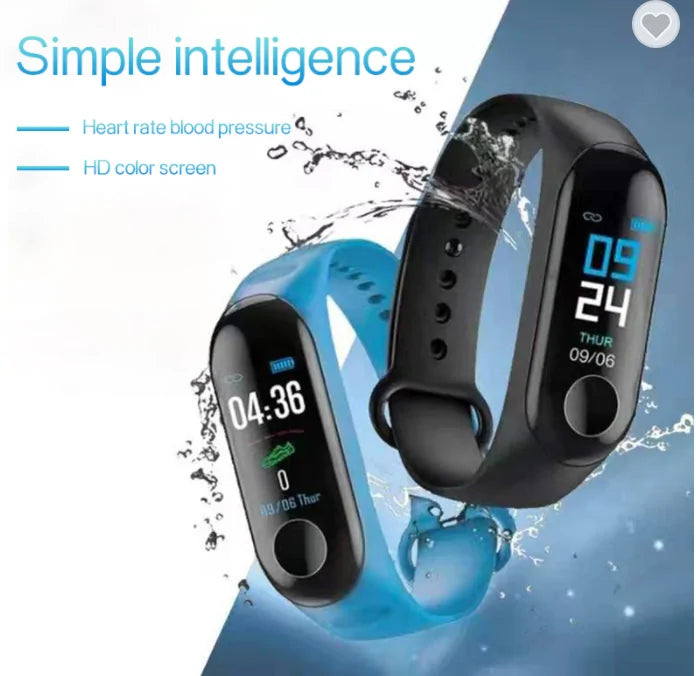 M3Plus Color Screen Smart Bracelet Fitness Tracker