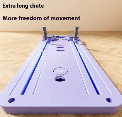 Multi-Functional Household Fitness Board with Automatic Rebound Abdominal Wheel