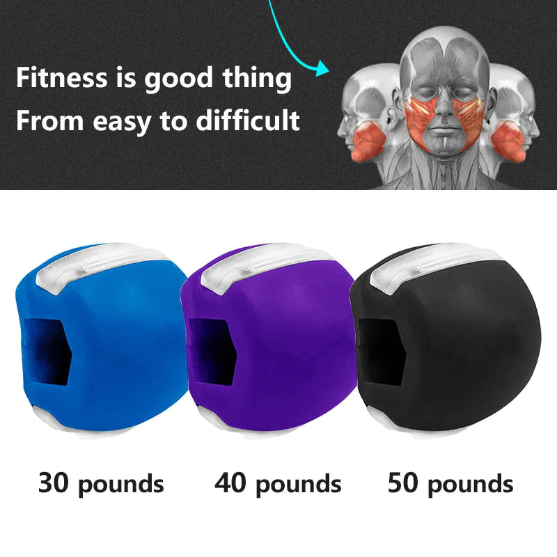 JawFlex™ - 3-Piece Jawline & Face Toning Exerciser