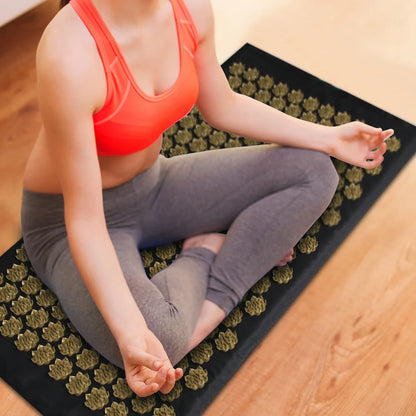 Needle-Point Acupressure Mat and Pillow Set