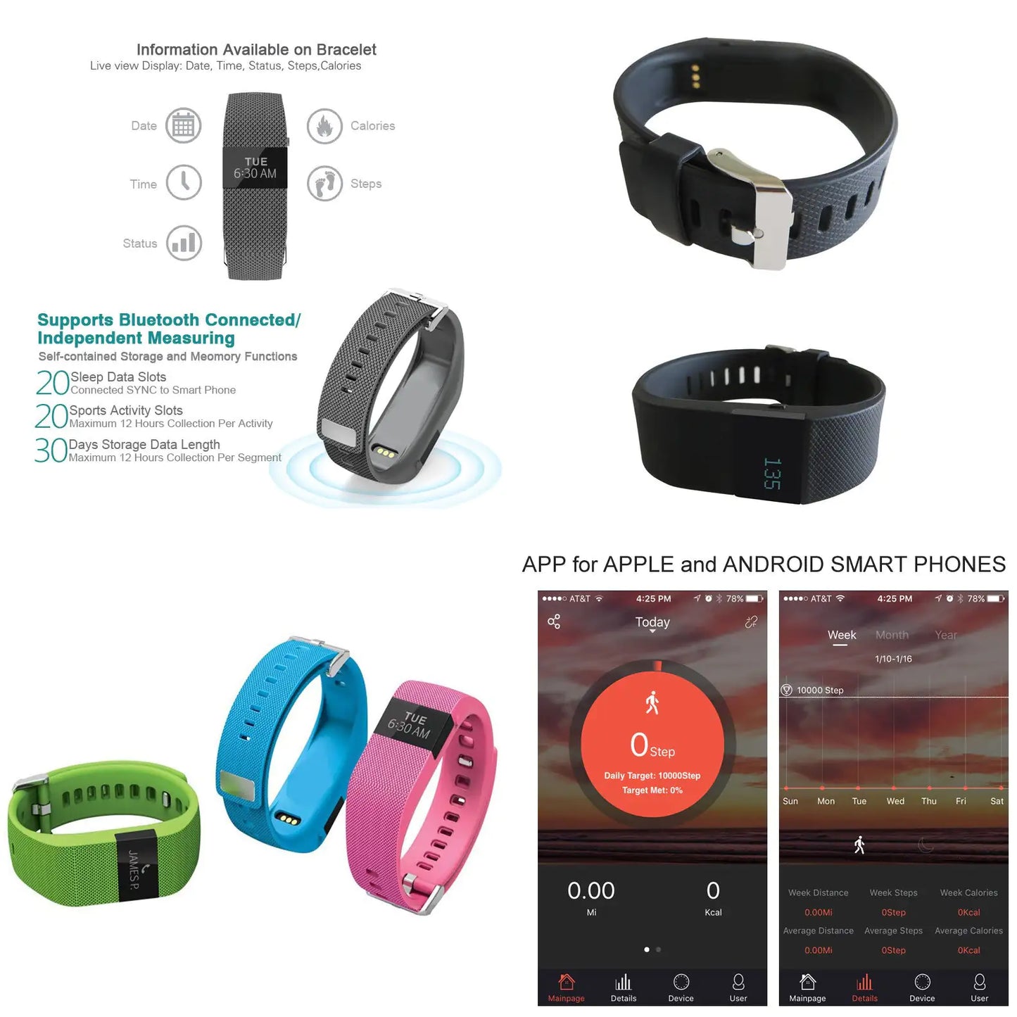 PulsePro™ Mini - Smart Fitness Tracker with Free Band